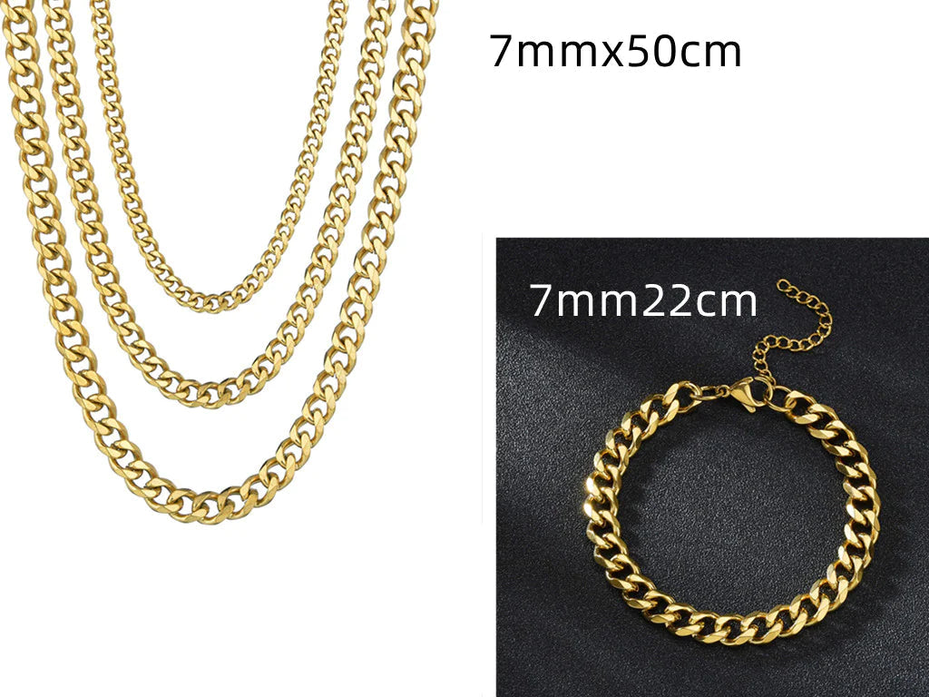 Six-Sided Cuban Sweater Chain WEM Support (www.WEM.support)