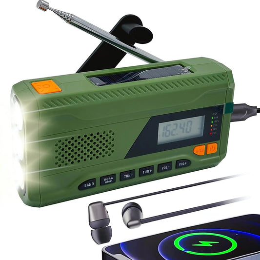 SolarCharge 4500mAh Emergency Radio HejK.com Marketplace LLC