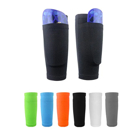 A collection of sports leggings socks in various colors, with a compression fit and a higher rise design, displayed in both pairs and individual colors.