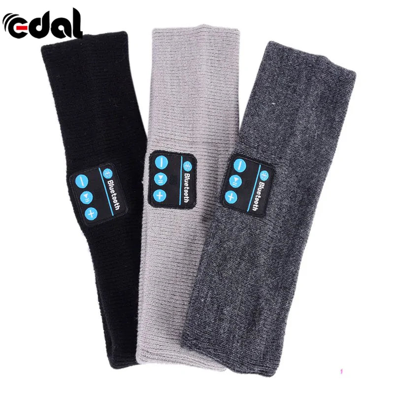 Faixa de Cabeça Bluetooth Musical para Dormir em Tricô WEM Support (www.WEM.support)