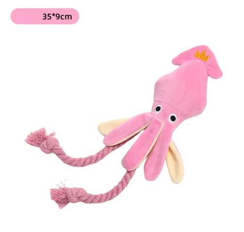 Squid Plush Dog & Cat Chew Toy HejK.com