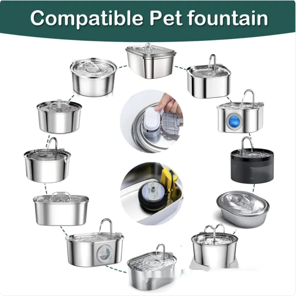 Stainless Steel Pet Water Dispenser Filter