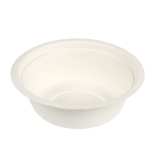 Stalkmarket 100% Compostable Natural Plant Fiber Bowl 12-Ounce (Pack of 500) HejK.com Marketplace LLC