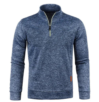 Autumn And Winter Men's Zippered Sweater WEM Support (www.WEM.support)