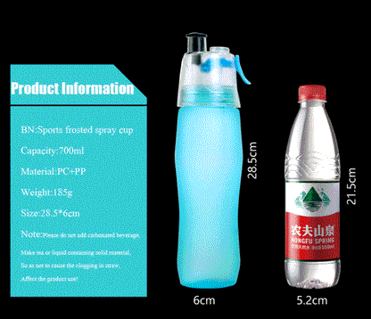 Sportflasche mit Deckel WEM Support (www.WEM.support)