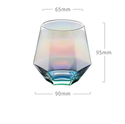 Six-Row Glass Cold Water Bottle