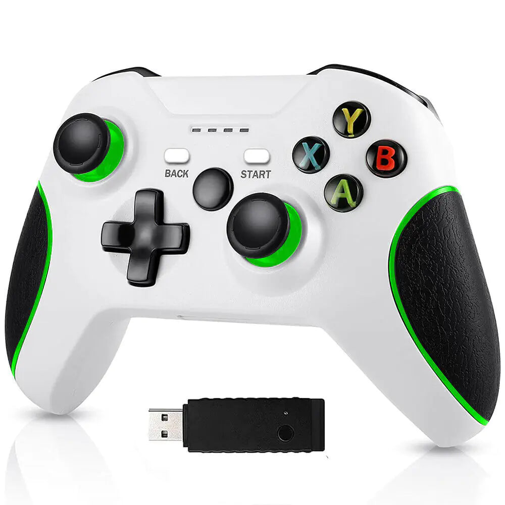 Wireless Controller For Microsoft Xbox One / S / X / E / Windows 7 8 10 PC 2.4G WEM Support (www.WEM.support)