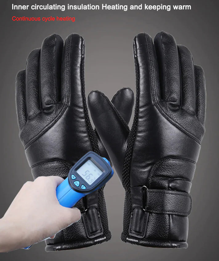Electric USB Heated Gloves Winter Warming Thermal Ski Snow Hand Warm Windproof WEM Support (www.WEM.support)