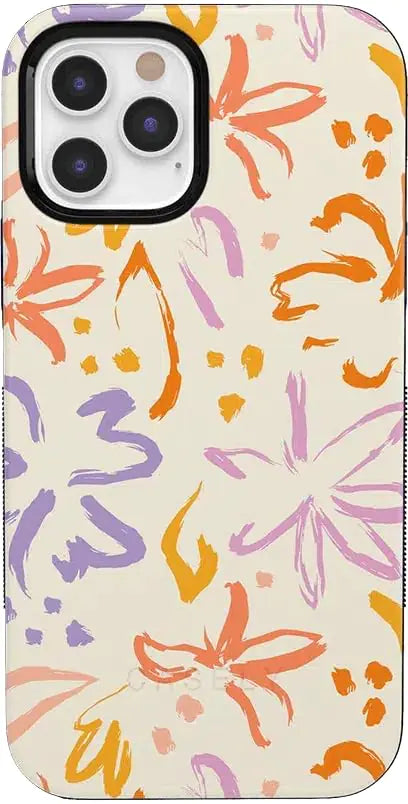 Casely iPhone 12/12 Pro Case | Painting in Pastels | Rainbow Watercolor | Bold Protective Design