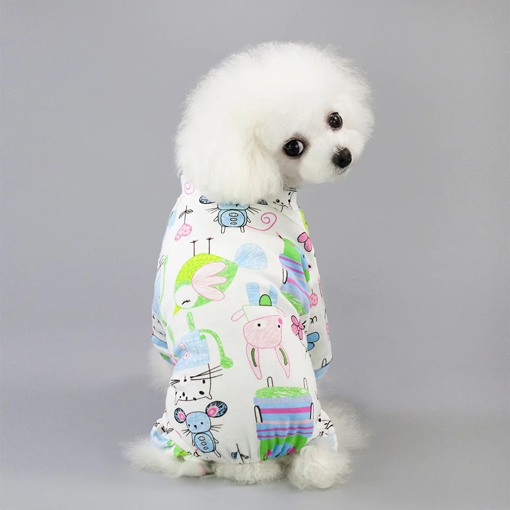 Pet Soft Cotton Jumpsuits HejK.com