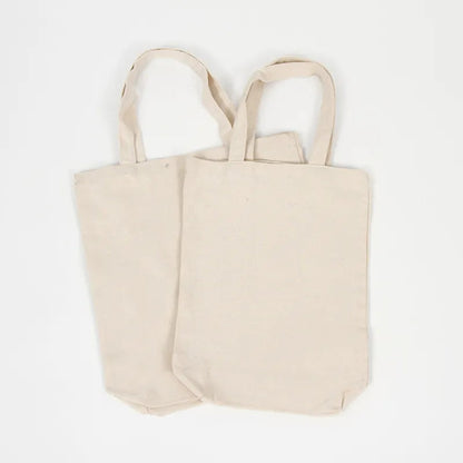Cotton Blank Tote Canvas Bag Folding Shopping Bag HejK.com
