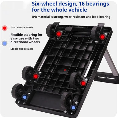 Fold Portable Hand Trolley WEM Support (www.WEM.support)