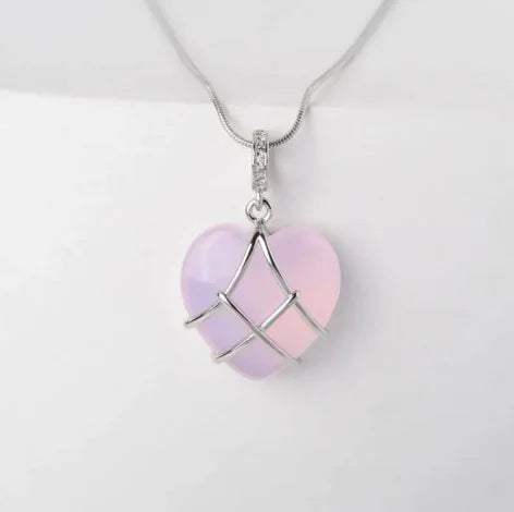 Cartoon Princess Heart Pendant Necklace WEM Support (www.WEM.support)