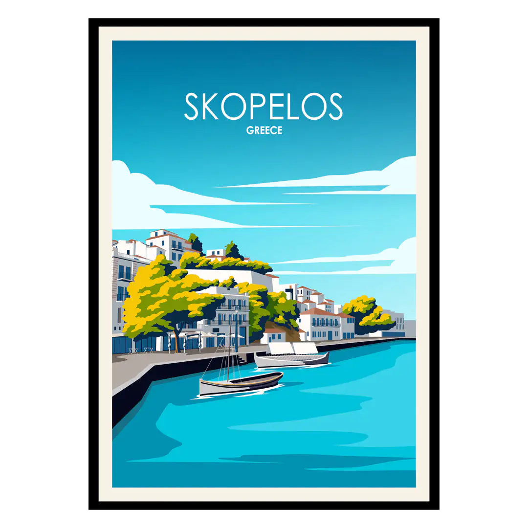 Skopelos Greece Poster WEM Support (www.WEM.support)