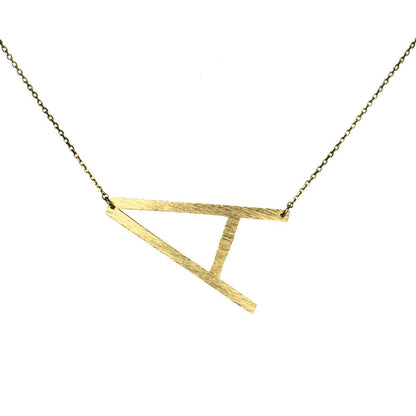 Monogram Collection Initial Necklace Prepck WEM Support (www.WEM.support)