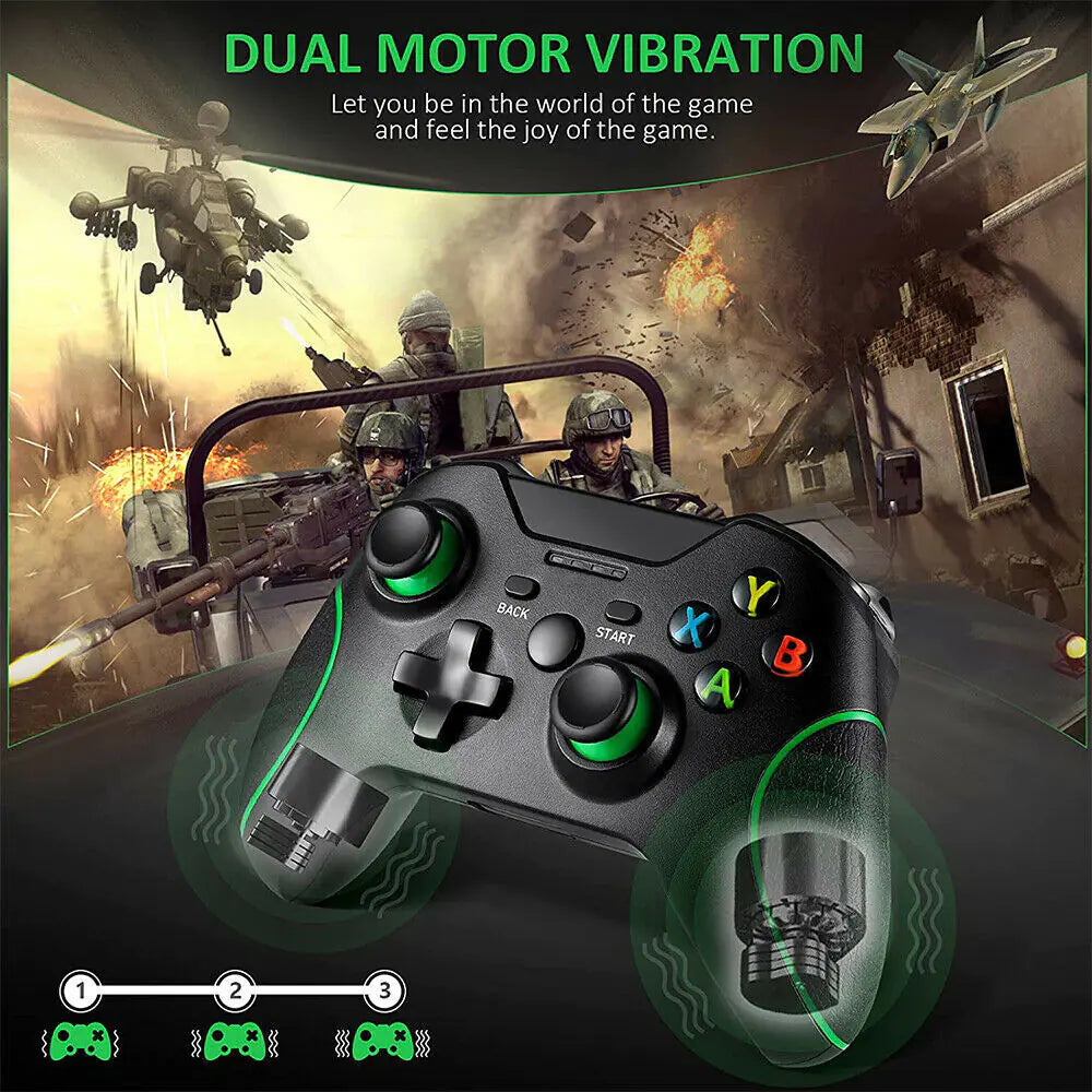 Wireless Controller For Microsoft Xbox One / S / X / E / Windows 7 8 10 PC 2.4G WEM Support (www.WEM.support)