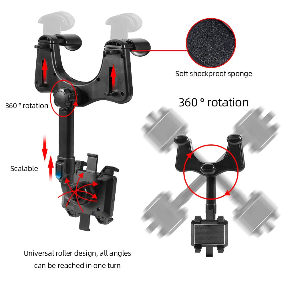 360° Rotatable Smart Phone Car Holder WEM Support (www.WEM.support)