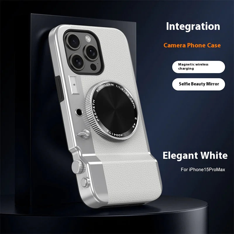 Bluetooth Camera Magnetic Mirror Phone Case WEM Support (www.WEM.support)