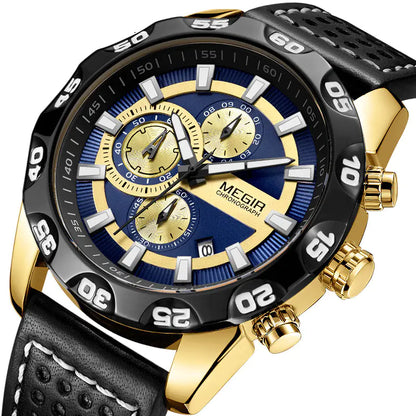Fashionable Multifunctional Quartz Sports Watch for Men
