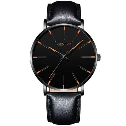 Minimalist Men's Fashion Ultra Thin Watch WEM Support (www.WEM.support)