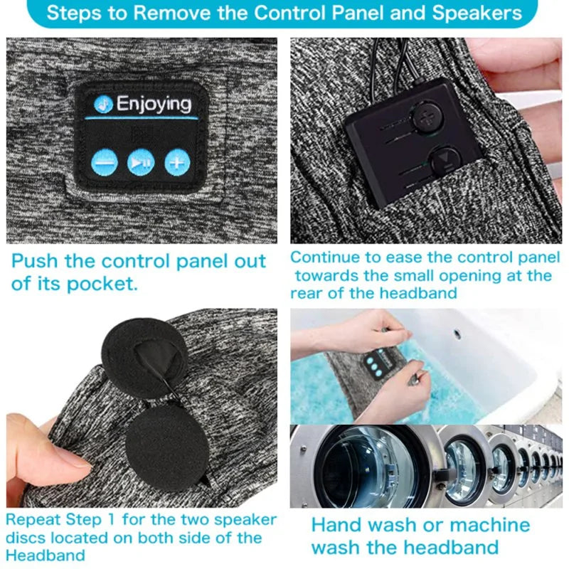 Faixa de Cabeça Musical Bluetooth WEM Support (www.WEM.support)