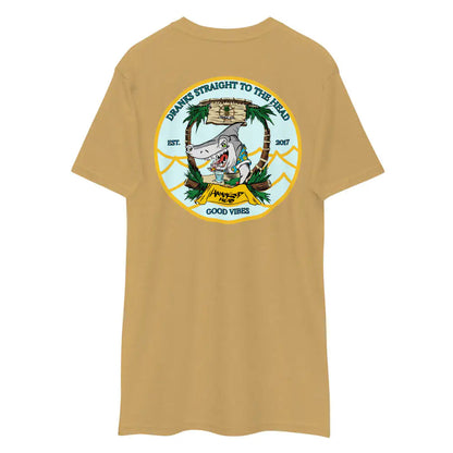 Men's Tropical Hammered Head Shark t-shirt WEM Support (www.WEM.support)