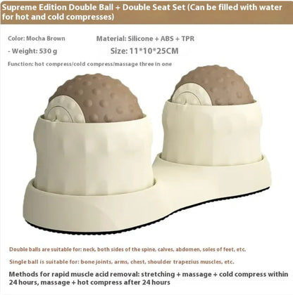 TheraSphere Hot & Cold Massage Ball – Muscle Relief for Feet, Back, and Fitness Recovery WEM Support (www.WEM.support)
