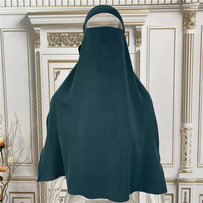 Fashion Solid Color Women's Veil WEM Support (www.WEM.support)
