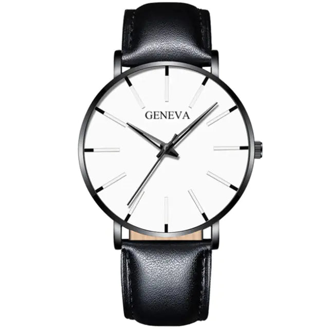 Minimalist Men's Fashion Ultra Thin Watch WEM Support (www.WEM.support)