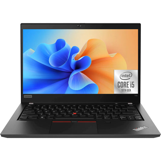 Lenovo ThinkPad T14 Business Laptop 14in Laptop T14 with Backlit Keyboard Quad Core 10th 16GB RAM 512GB SSD Fingerprint Windows 11pro(Renewed)