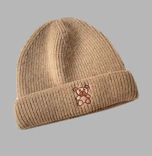 All-Match Bear Knit Hat