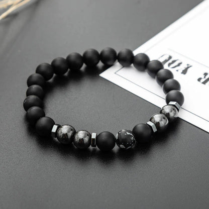 Frosted Stone Magnet Bracelet WEM Support (www.WEM.support)