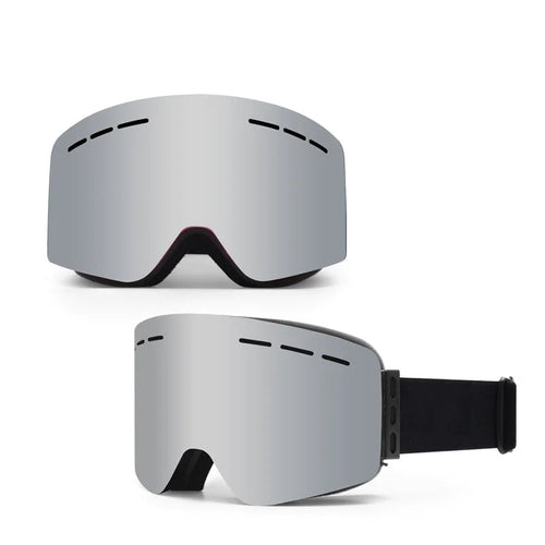 Anti-Fog Ski Goggles with Magnetic Lens WEM Support (www.WEM.support)