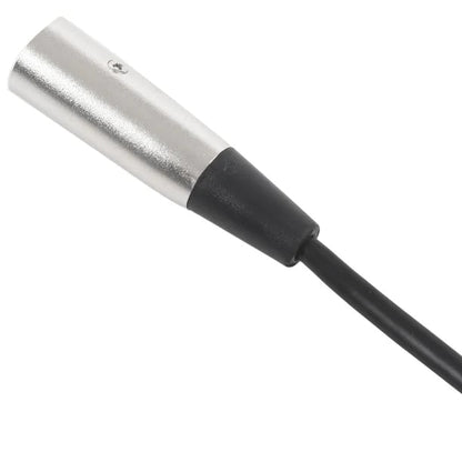 XLR 3-Pin Male To 1/4" Plug TS Microphone Mono Cable Unbalanced Shielded Audio WEM Support (www.WEM.support)