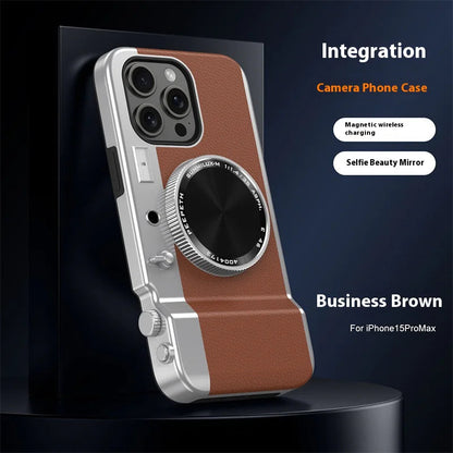 Bluetooth Camera Magnetic Mirror Phone Case WEM Support (www.WEM.support)