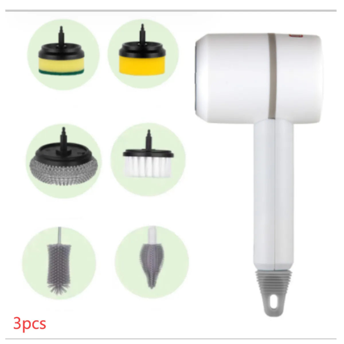 Electric Cleaning Brush Multifunctional Scouring Pad WEM Support (www.WEM.support)