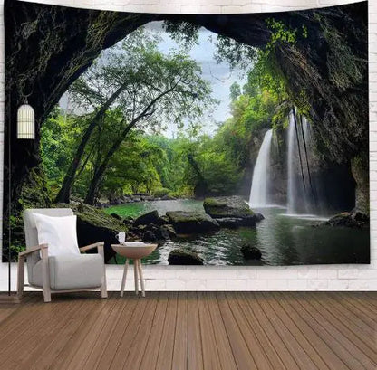 Natural Scenery Printed Hanging Cloth Decoration WEM Support (www.WEM.support)