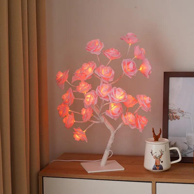 Rose Tree Lamp Decoration WEM Support (www.WEM.support)