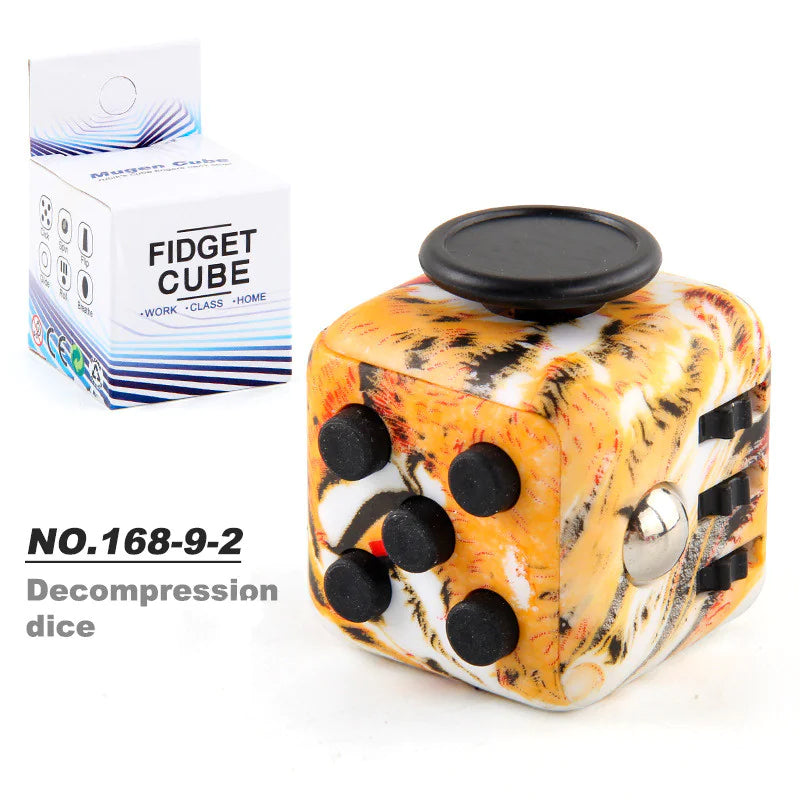 Cubo de Decompressão Fidget de 6 Lados