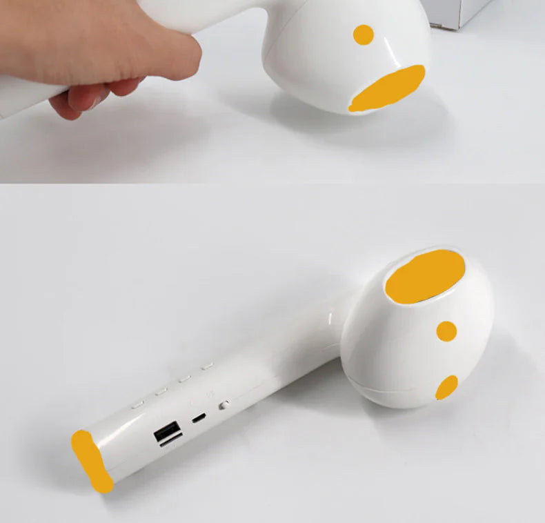 Alto-falante Bluetooth com Design de Headset Gigante