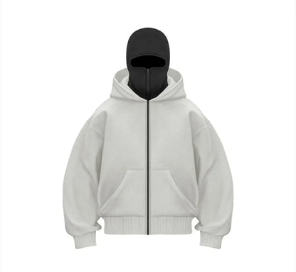 Fleece-Lined Dual Hood Sweatshirt