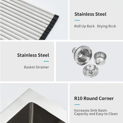 Stainless Steel Apron Front Farmhouse Sink - Prohibited For Sale On Amazon WEM Support (www.WEM.support)