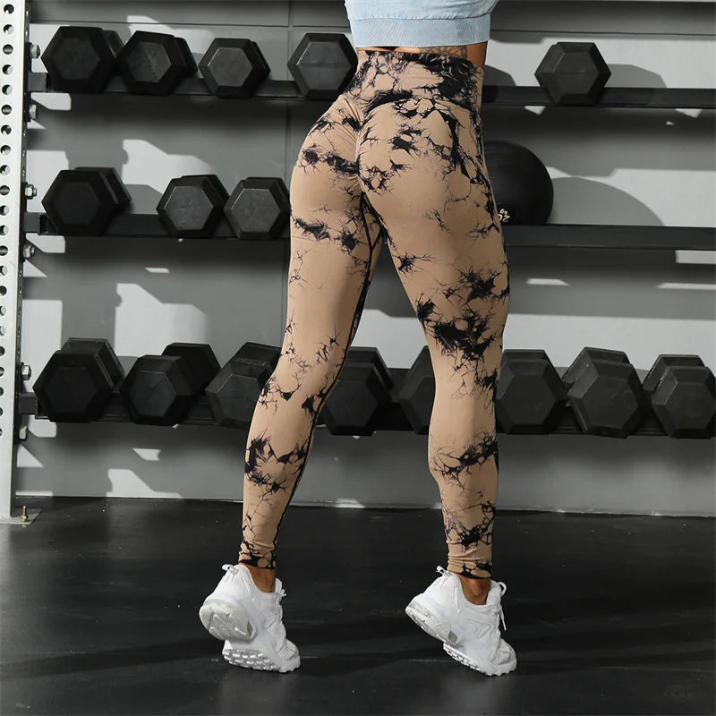 Tie Dye Printed Leggings WEM Support (www.WEM.support)