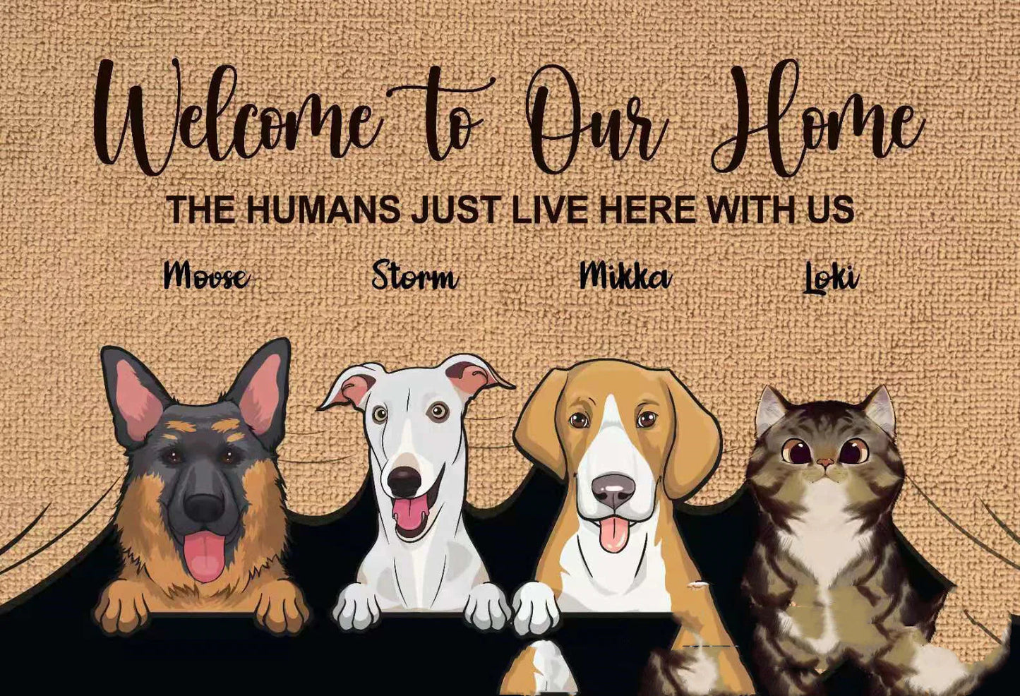 Cartoon Pet Non-Slip Bath Mat WEM Support (www.WEM.support)