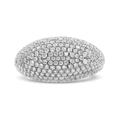 14K White Gold 1 3/4 Cttw Round-Cut Diamond Cluster Band Ring (G-H Color, SI1-SI2 Clarity) WEM Support (www.WEM.support)