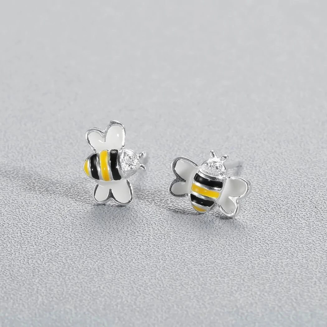 Art Deco Bee Earrings WEM Support (www.WEM.support)