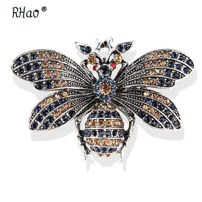 Antique Ornate Queen Bee Brooch WEM Support (www.WEM.support)