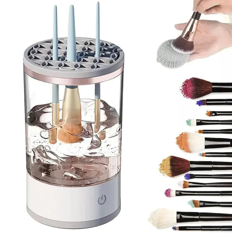 Automatic Makeup Brush Washer Cleaner WEM Support (www.WEM.support)
