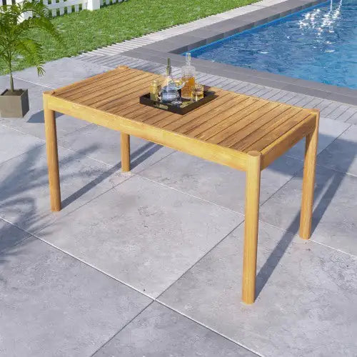 Solid Wood Dining Table WEM Support (www.WEM.support)