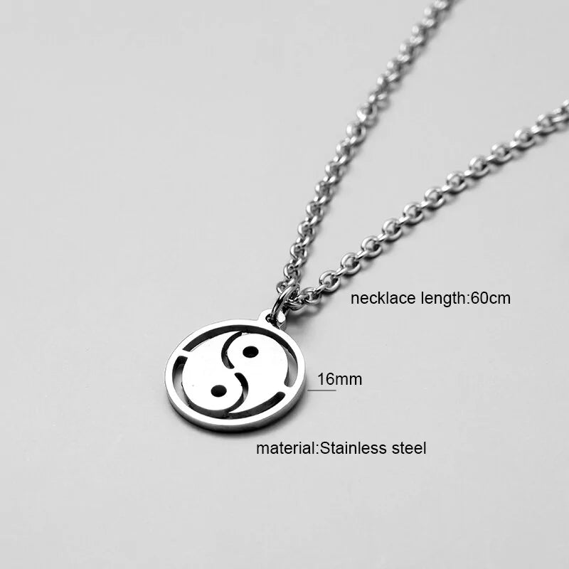 Chain Rectangular Pendant Necklace WEM Support (www.WEM.support)